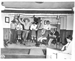 Signal corp. photo of POW Camp Swift theater production,  near Bastrop, Texas, provided by Gary from Texas