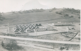 Camp Roberts, CA, internment compound, shot by GI, collection of author