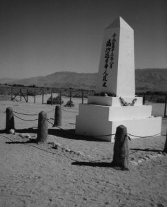 Camp Manzara, CA, which held 110,000 Japanese-Americans, shot by the author